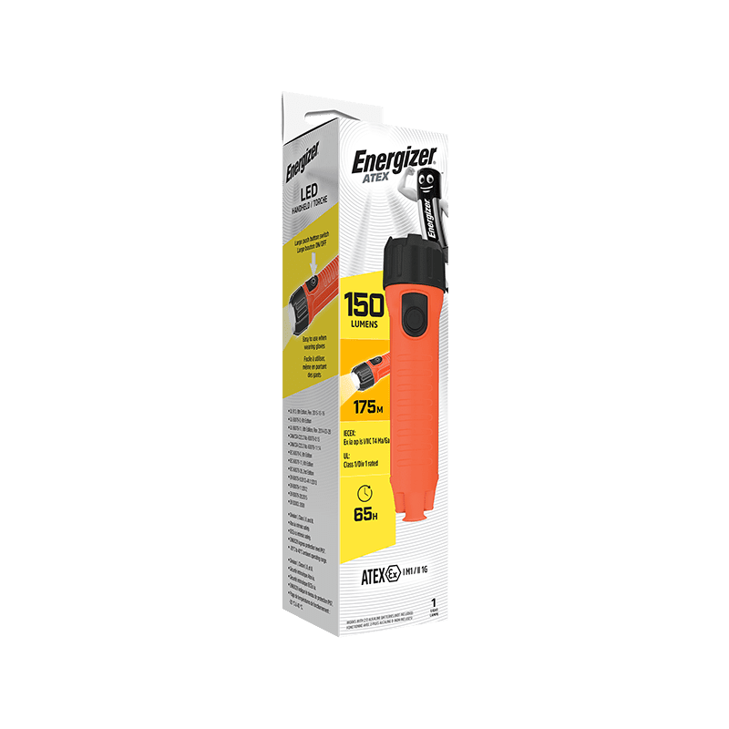 Energizer® Intrinsically Safe® 2D LED Flashlight