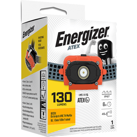 Energizer® Intrinsically Safe ATEX AAA Headlight